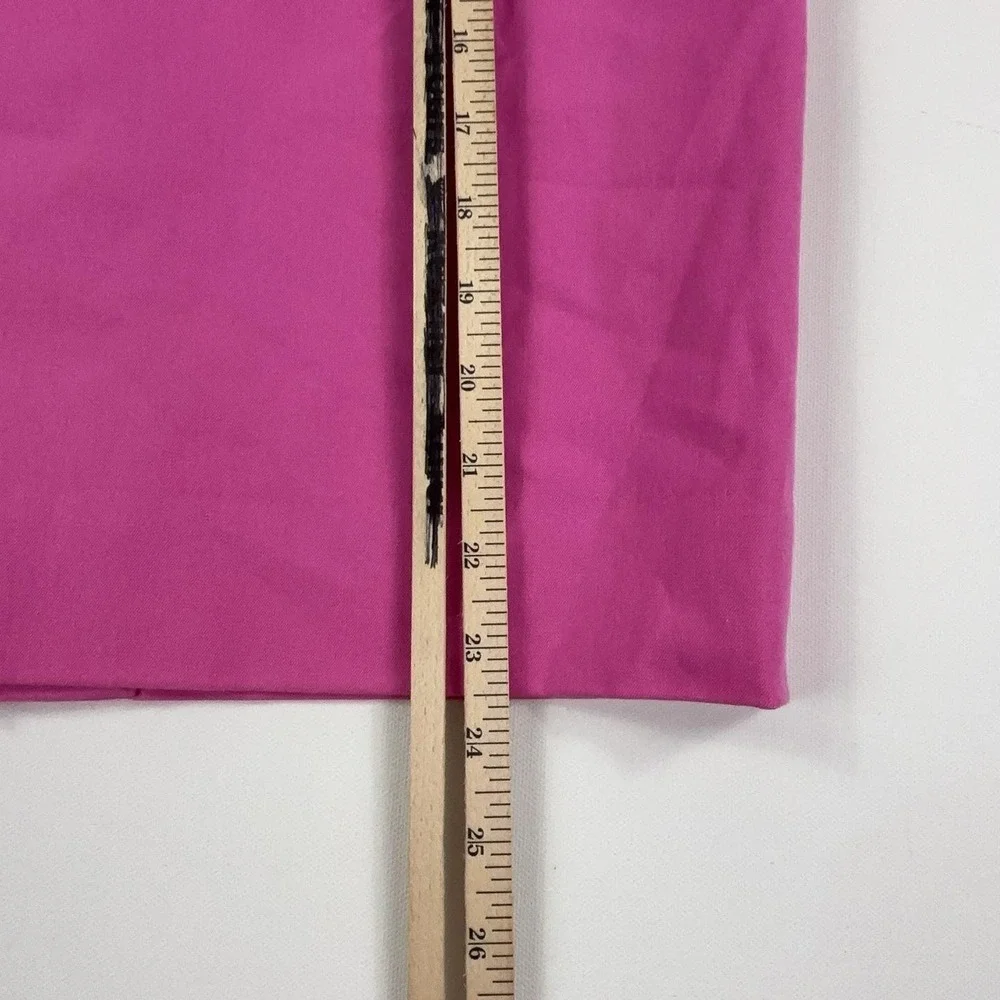 J.Crew No. 2 Skirt Womens 6 Pink Twill Pencil Knee Length Lined Stretch Office
